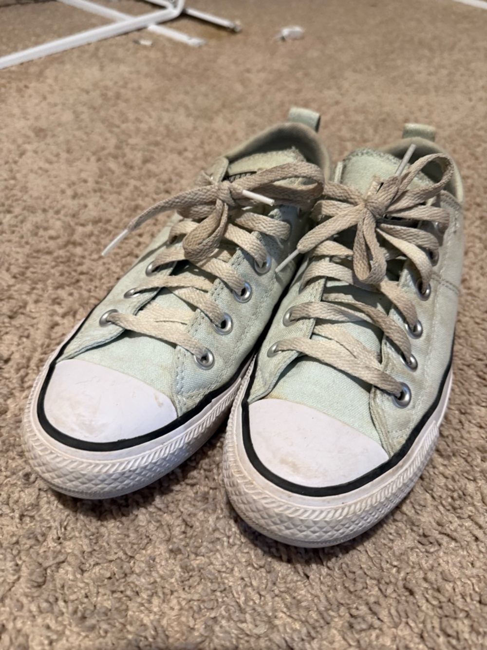 Converse Low-Top Sneakers in Light Mint